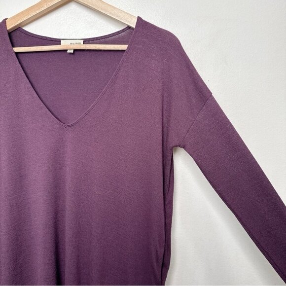 Aritzia Womens Xsmall Wilfred Free Vneck Long Sleeve Gail Dress - Picture 5 of 15